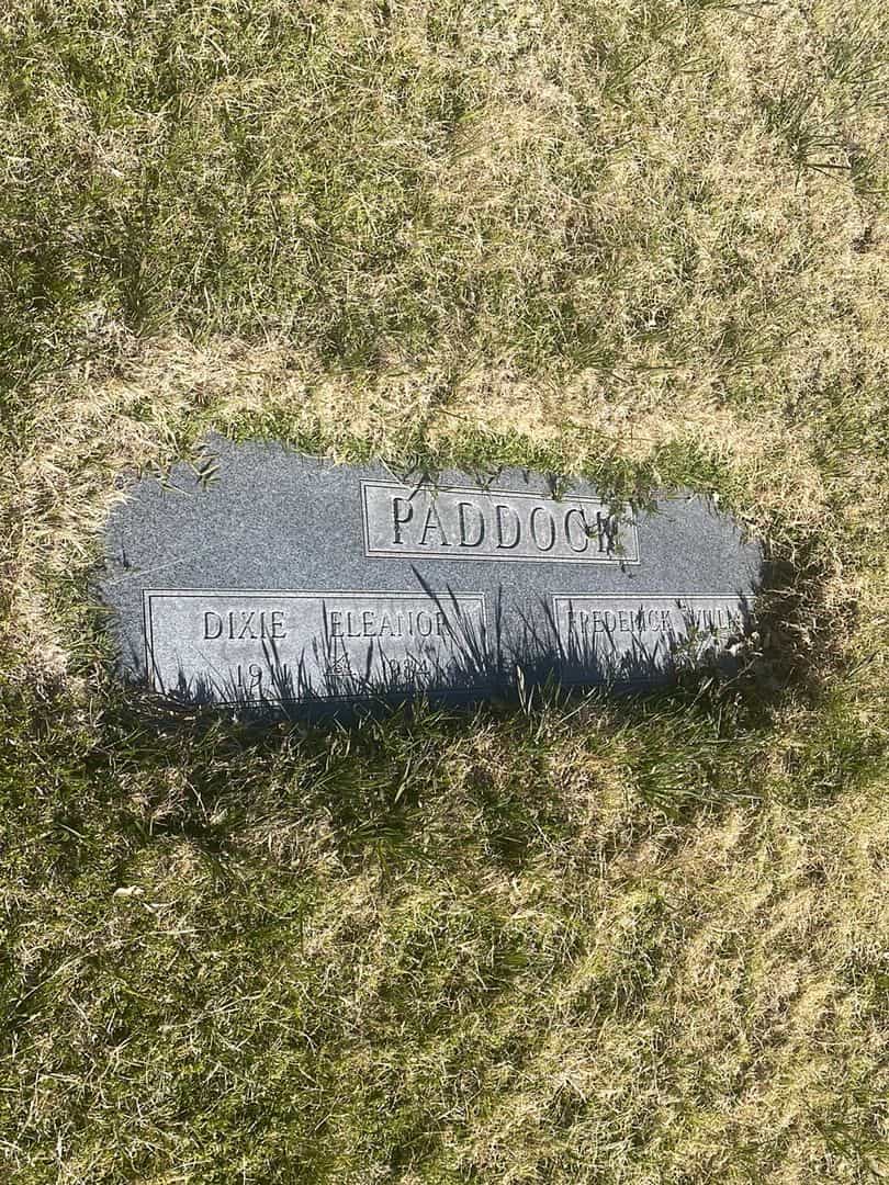Dixie Eleanor Paddock's grave. Photo 2