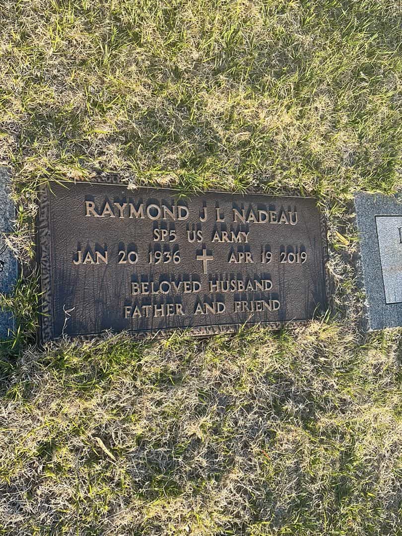 Raymond J. L. Nadeau's grave. Photo 2