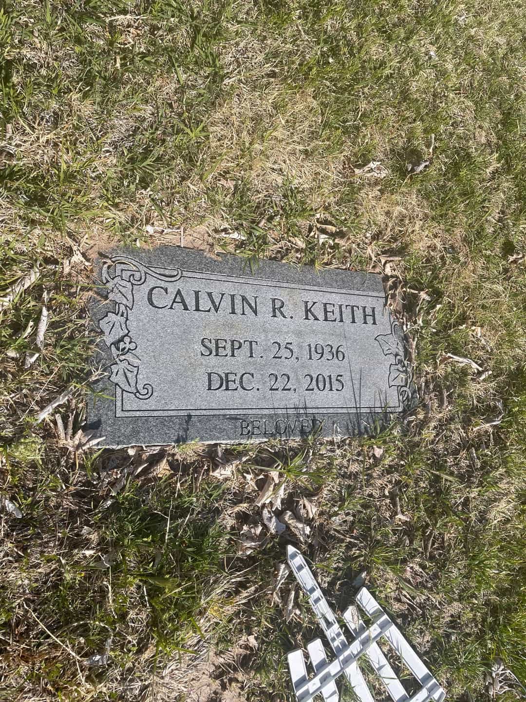 Calvin R. Keith's grave. Photo 2