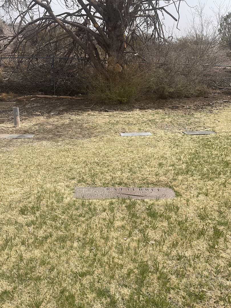 Florence Cook Ratterree's grave. Photo 2