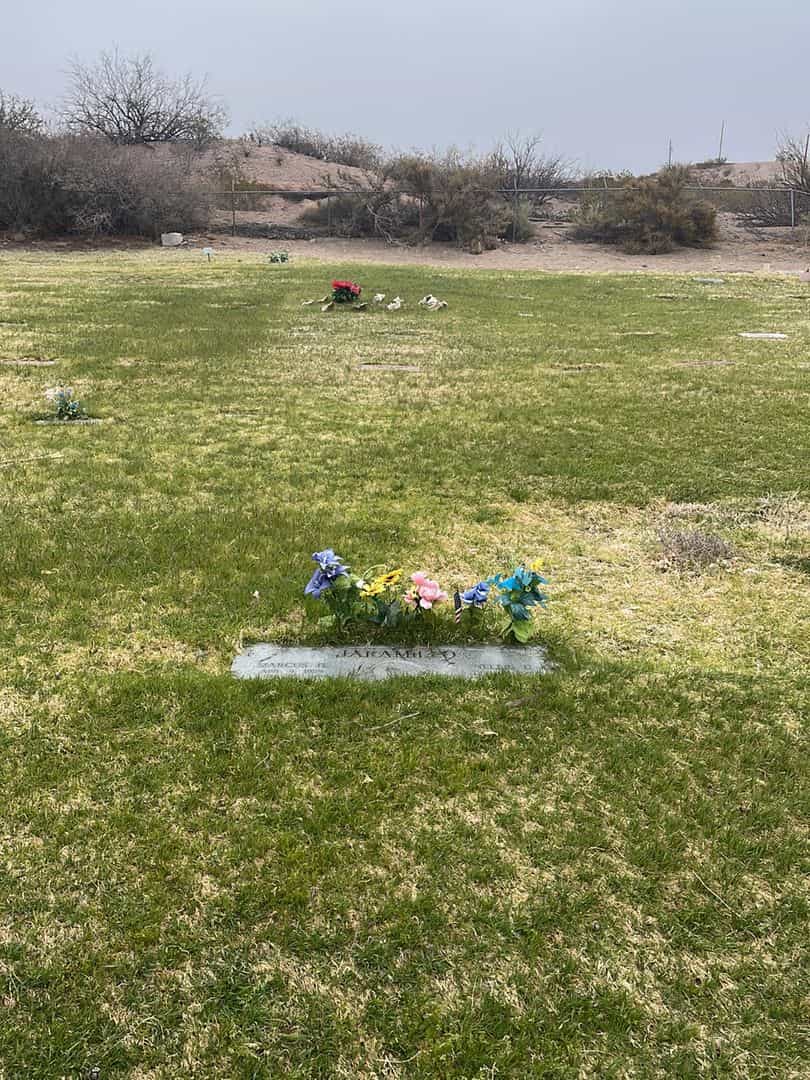 Marcus H. Jaramillo's grave. Photo 2
