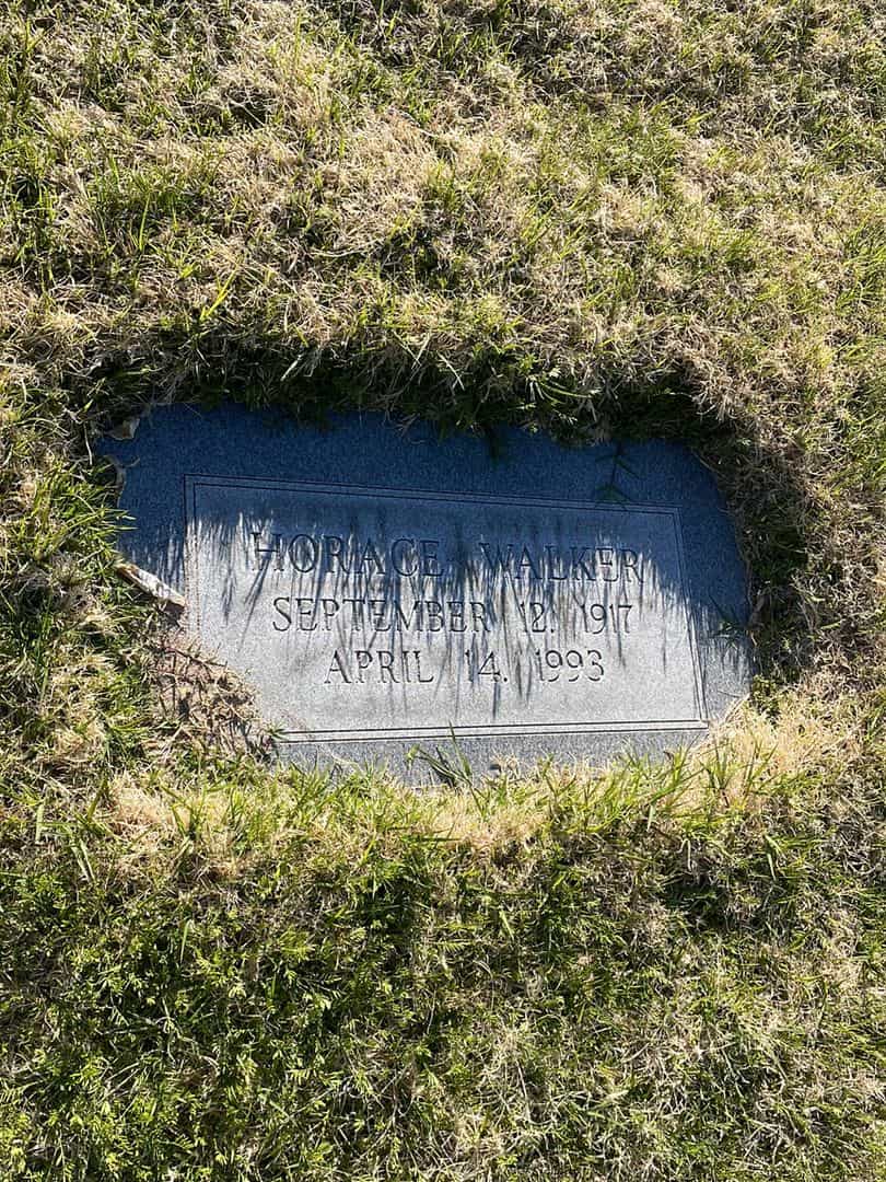 Horace Walker's grave. Photo 2