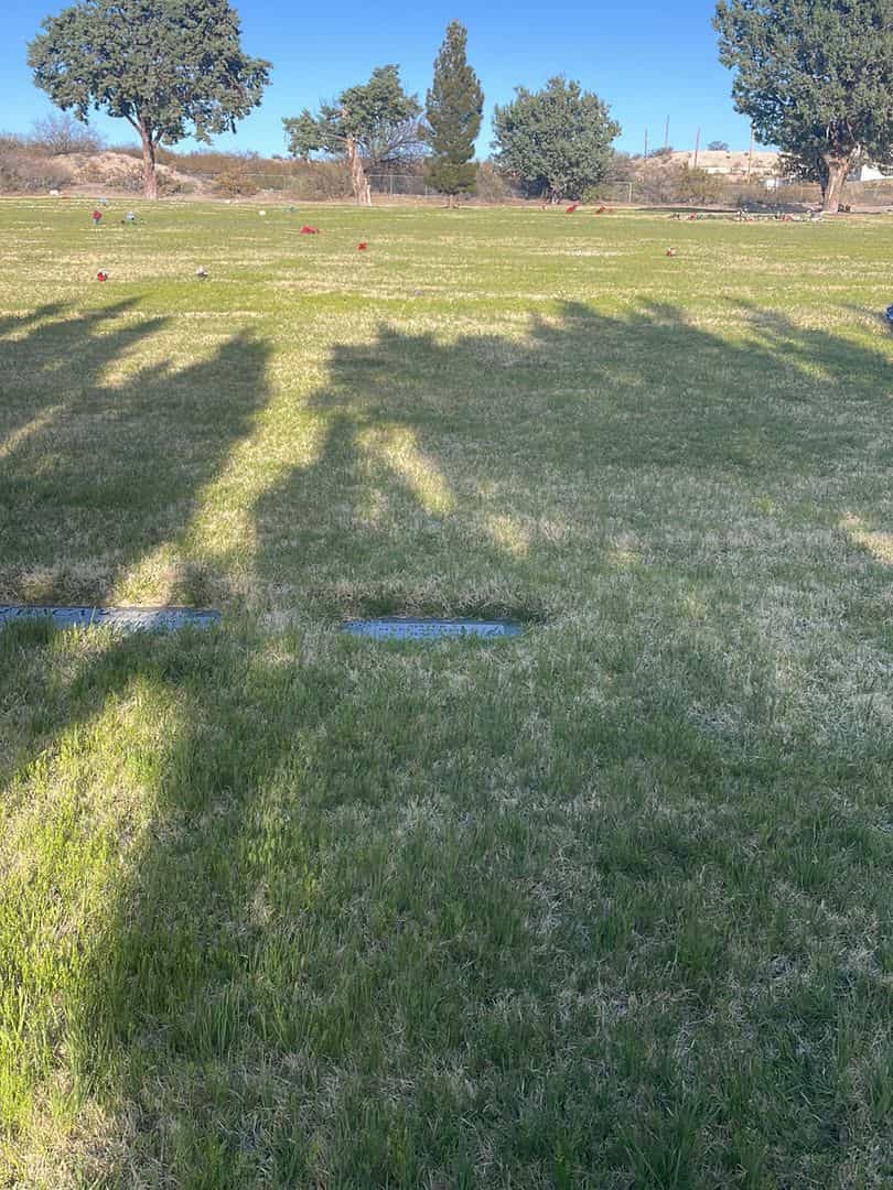 Sister Mary Anthony Baca's grave. Photo 1