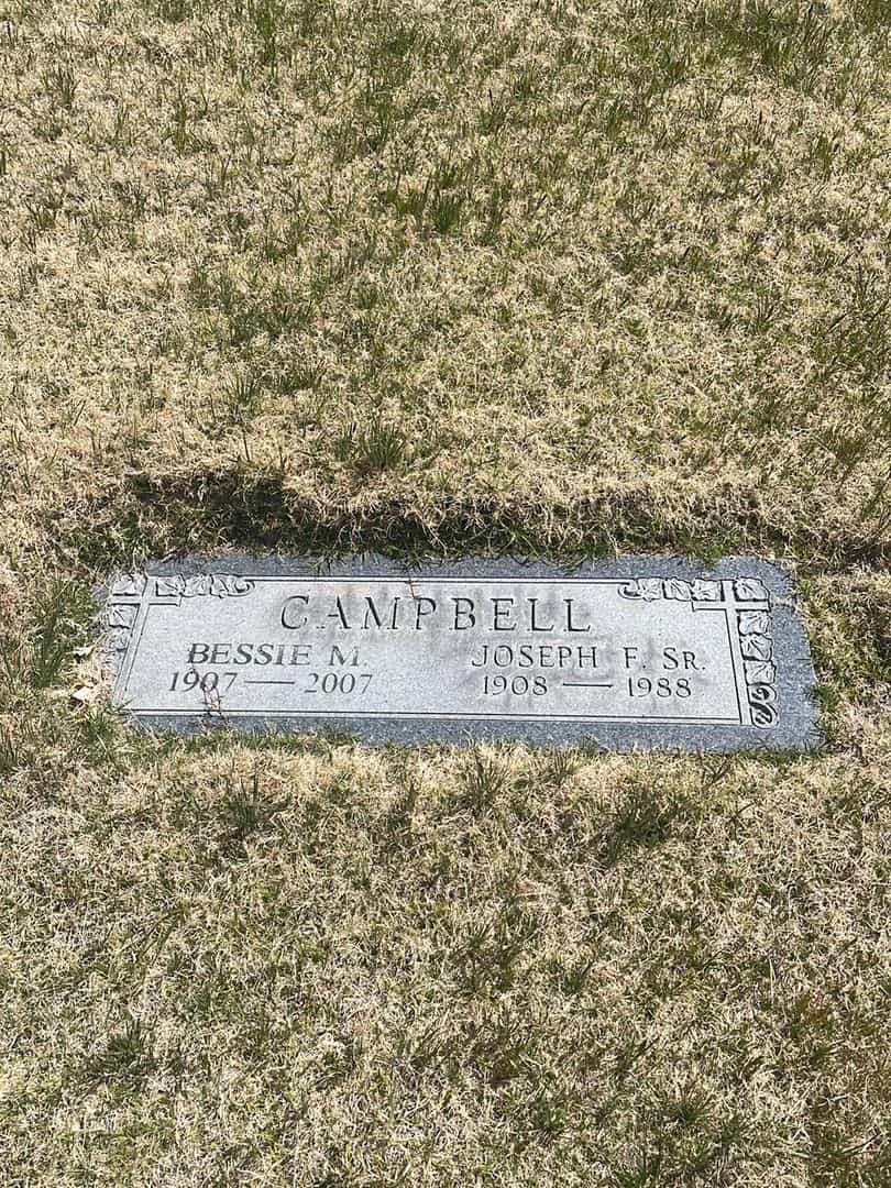 Joseph F. Campbell Senior's grave. Photo 2