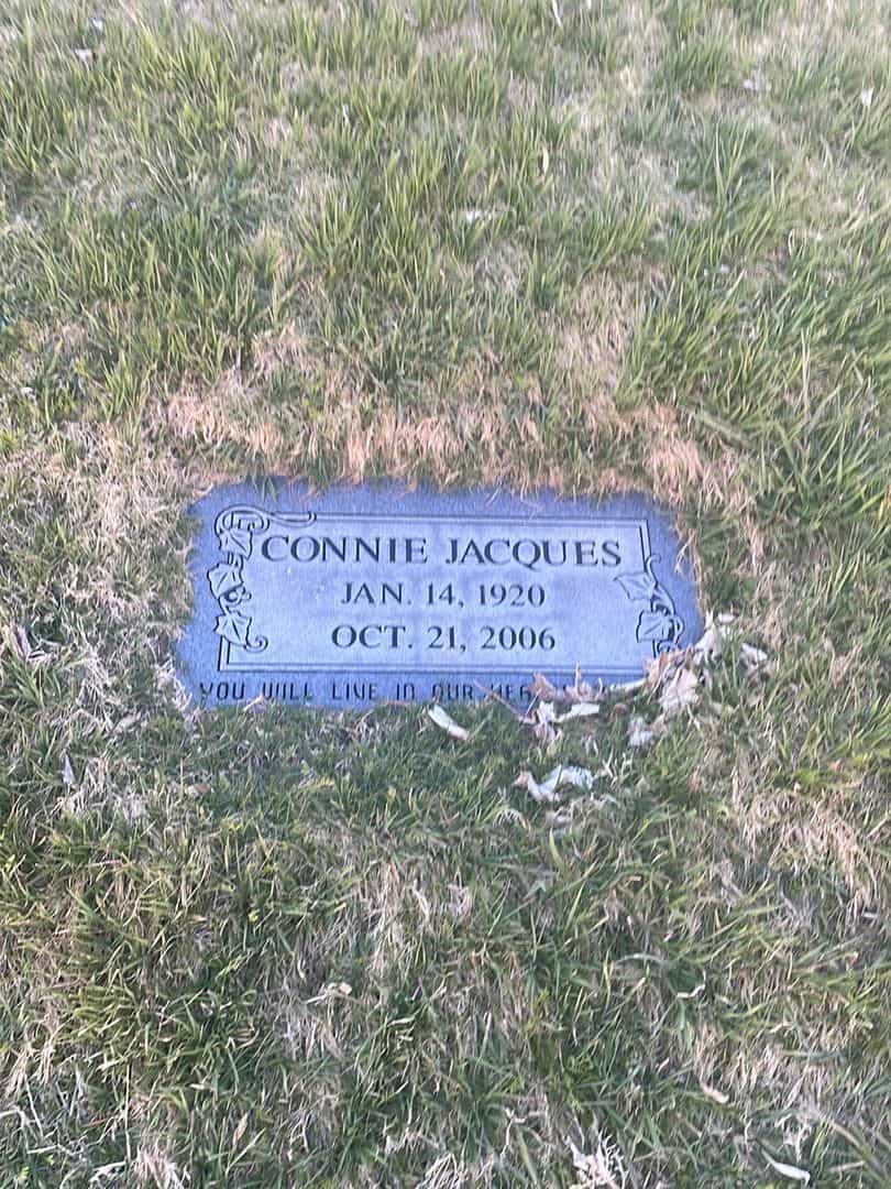 Connie P. Jacques's grave. Photo 1