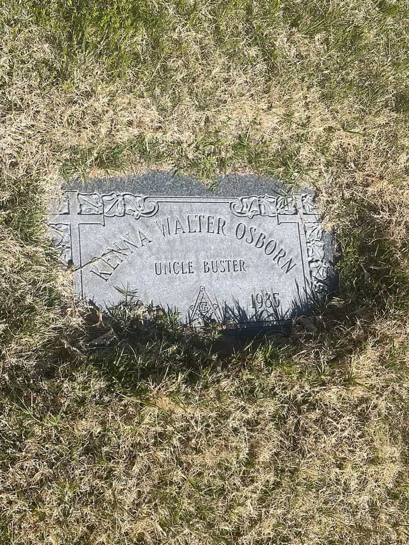 Kenna Walter Osborn's grave. Photo 2
